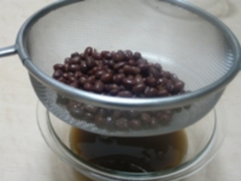 もち米と黒米・小豆