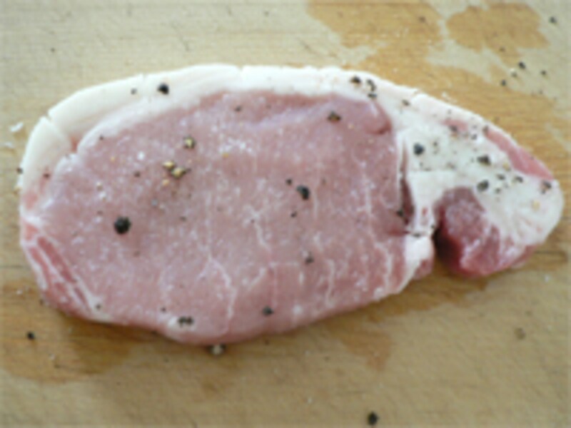 豚肉の下準備