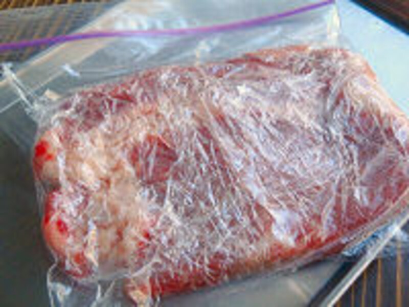 密封袋に入れる