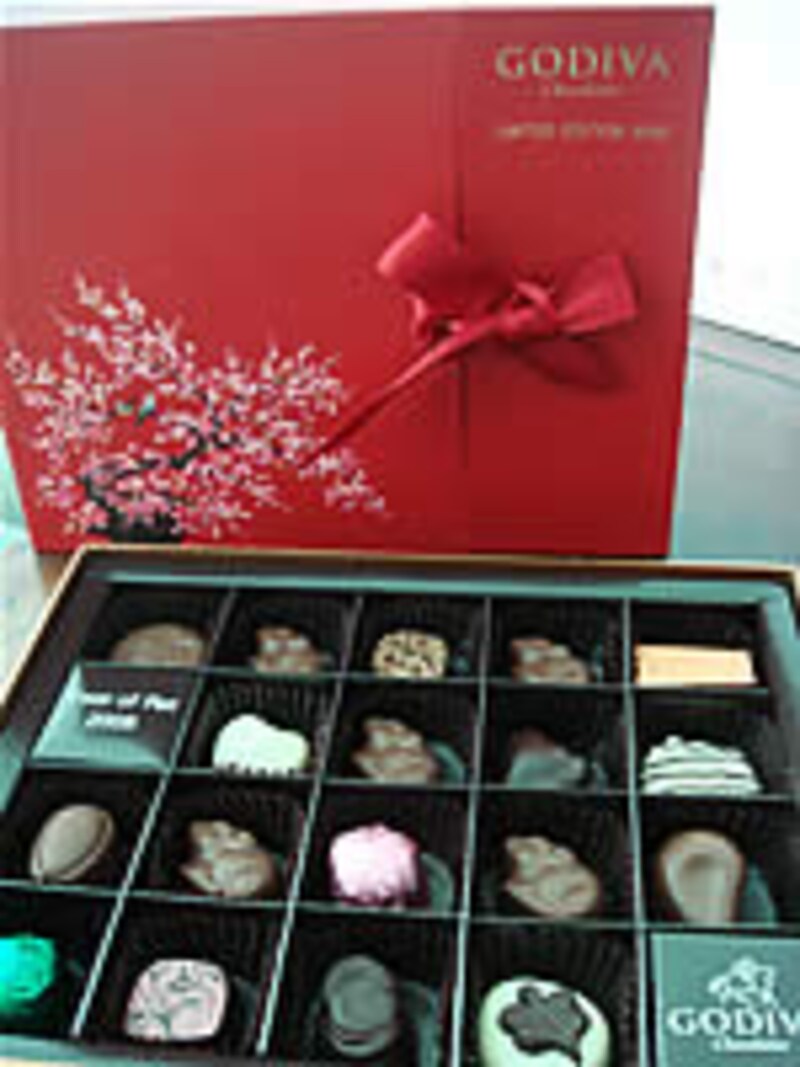 ゴディバのチョコレート