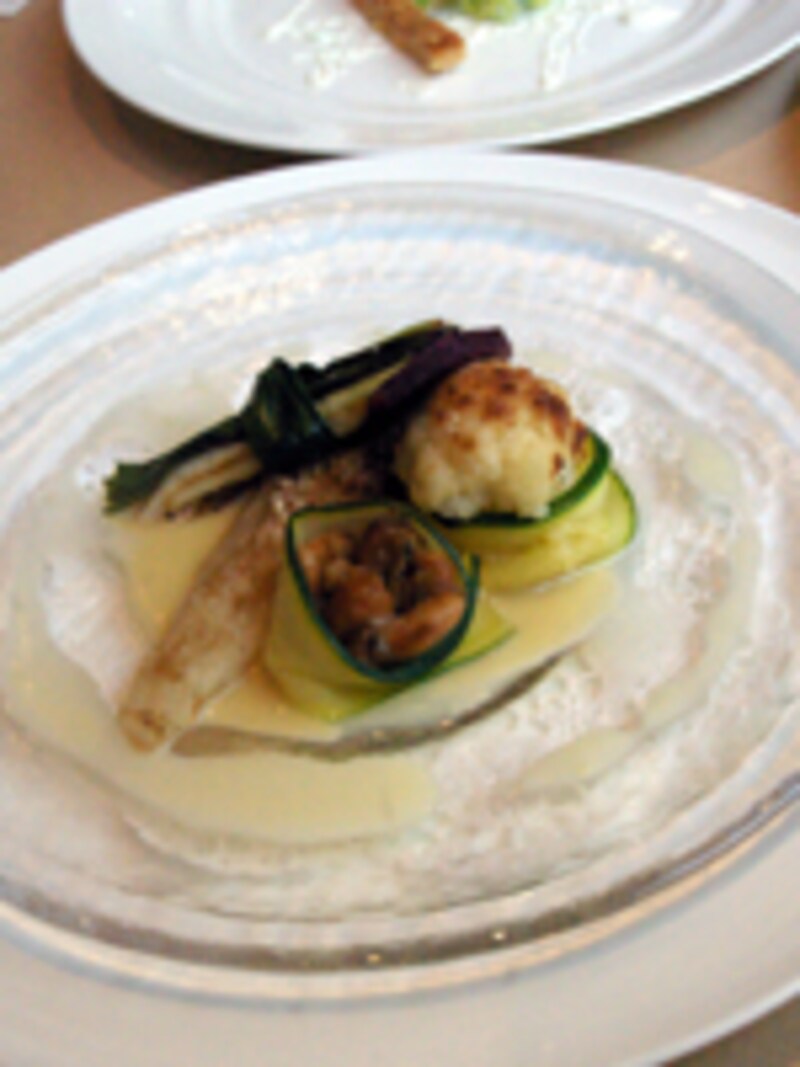 ヴォートルシエージュの温野菜