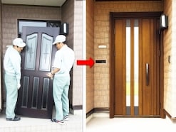 玄関ドア交換リフォームがすごい！1日で我が家が変身