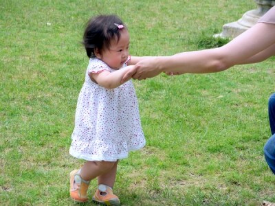 一生懸命バランスをとりながら、ゆっくり上手になっていくでしょう