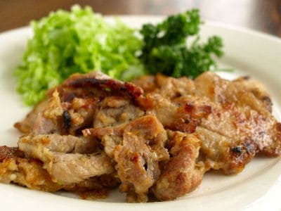 すっきり味がうまい、豚塩しょうが焼き