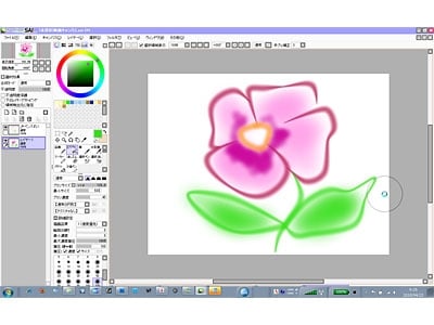 マウスでも線の太さや色に柔軟に変化を加えて描ける