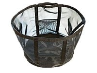 持ち運びできるメッシュランドリーバッグ(上面47×35底41×32、高35cm)1500円(税込)