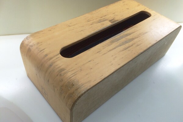 木製ティッシュケース