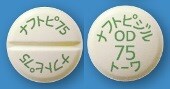 ナフトピジルOD錠75mg「トーワ」