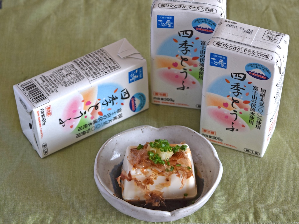 驚異の賞味期限240日！味も◎！常備したい国産大豆の豆腐「四季とうふ」