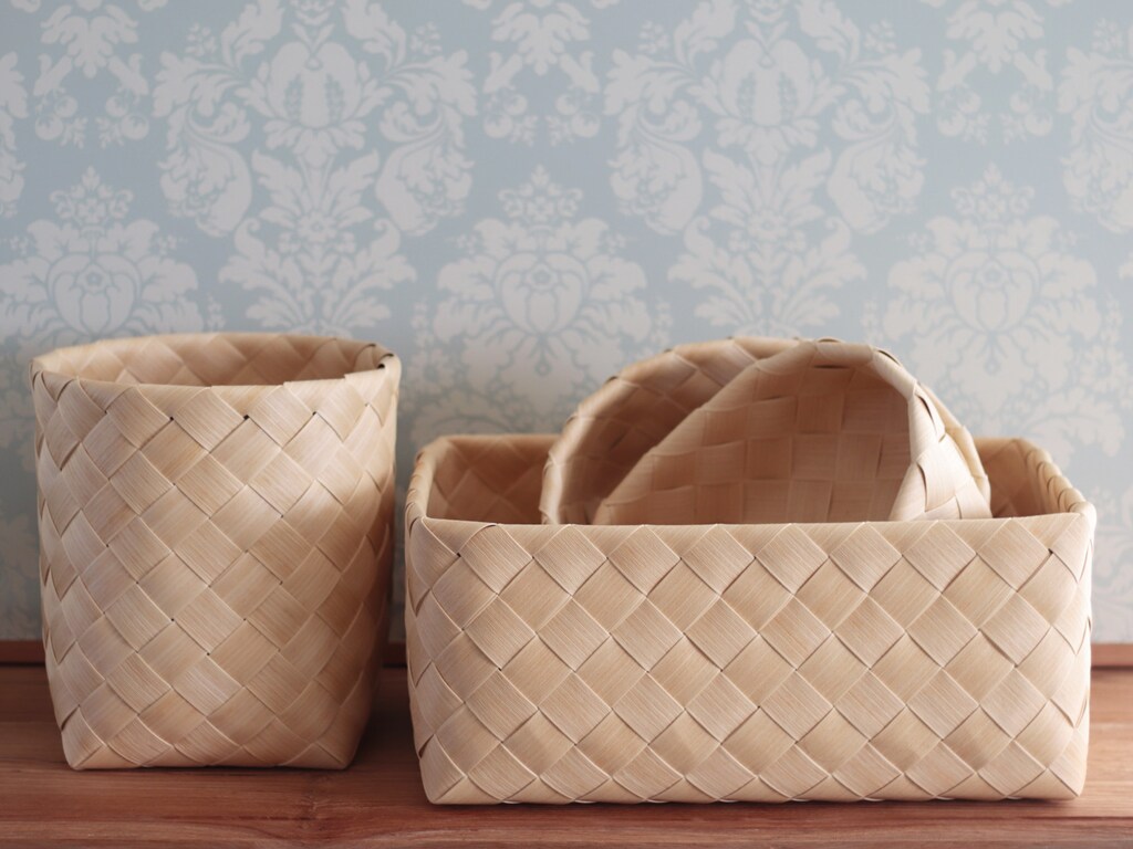 洗面所の収納には、濡れてもOKな洗えるかご「Timb. 」がオススメ！