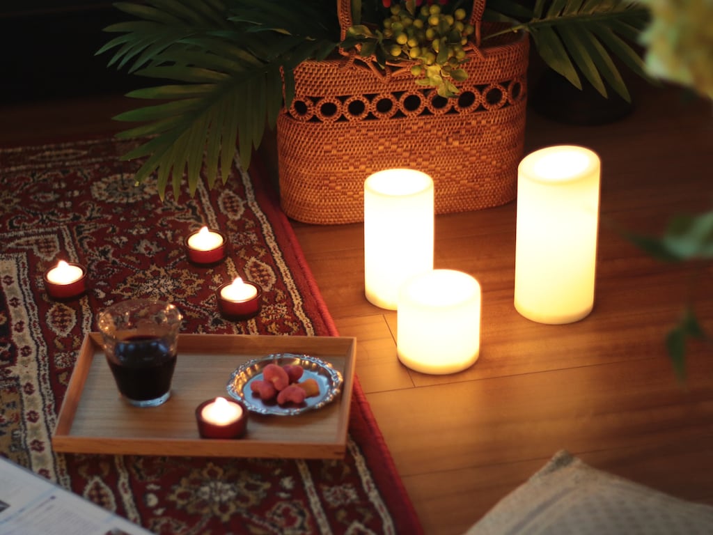 電池式！IKEAのLEDキャンドルでリラックス