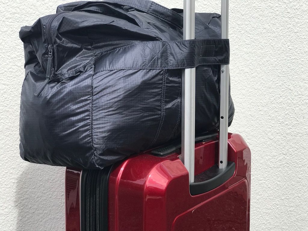 旅行のサブバッグに最適！無印良品の折りたたみできるボストンバッグ