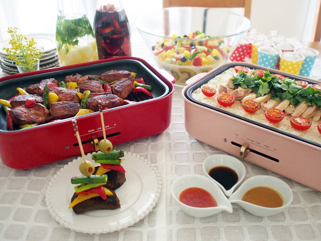 おうちパーティーで人気！ブルーノのホットプレートのさらに映えな使い方