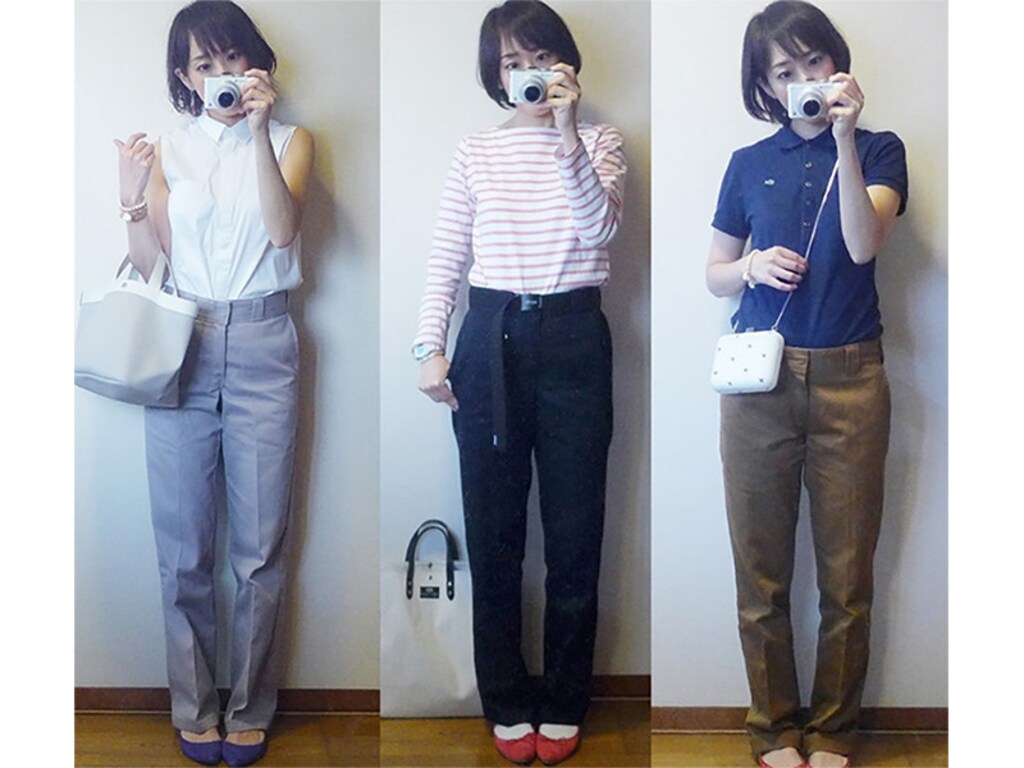 女子にもおすすめ！幅広いコーデで大活躍のディッキーズ「874ワークパンツ」