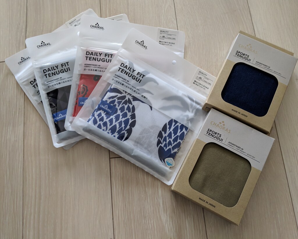 軽くて肌触り最高！タオルより便利なCHAORAS「スポーツてぬぐい」