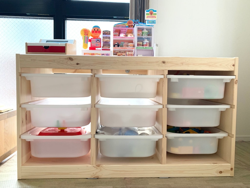 おもちゃの収納や片付けに！やっぱり使えるIKEAの「トロファスト