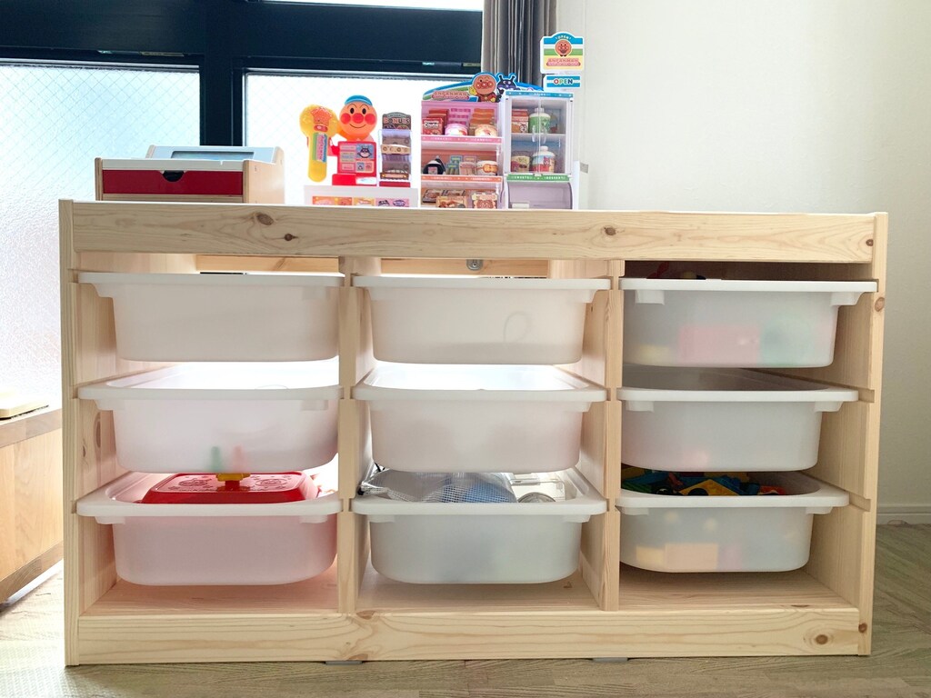 おもちゃの収納や片付けに！やっぱり使えるIKEAの「トロファスト」