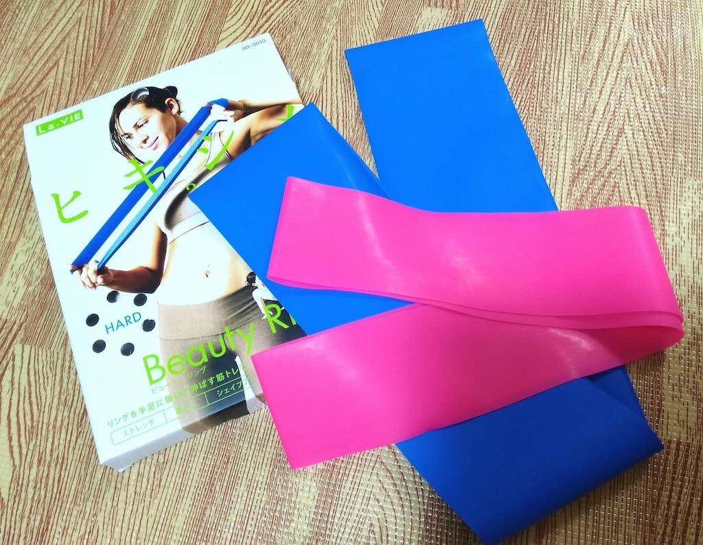 どこでもストレッチ・筋トレができるゴムリング「ビューティーリング」