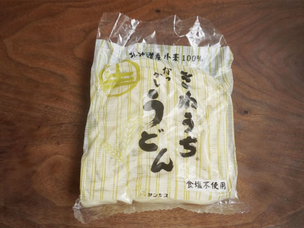 【カルディ】常温保存できて伸びない！サンサスの「きねうちなつかしうどん」が美味