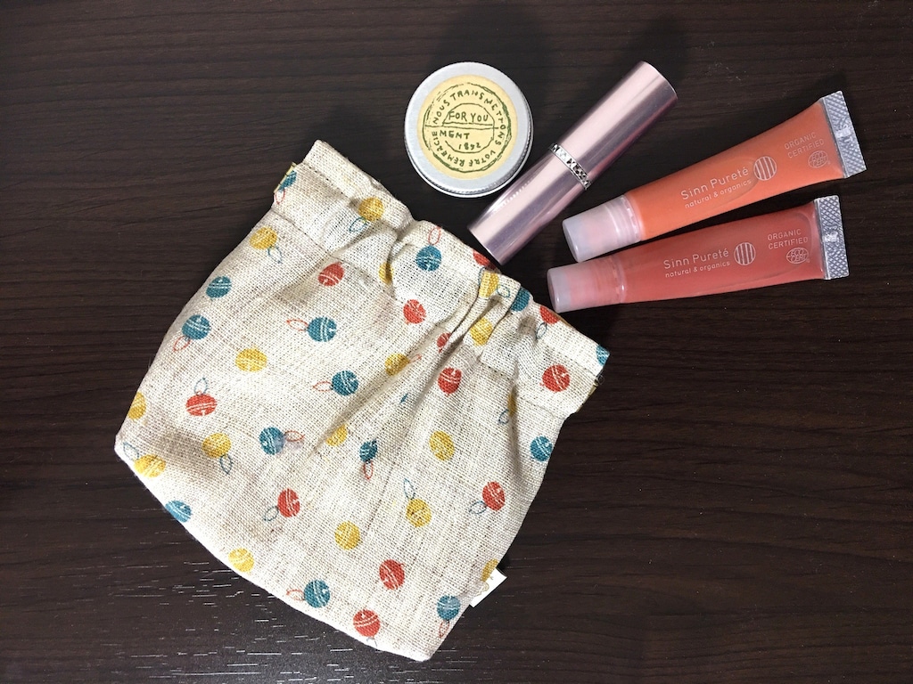  温もりのある「遊 中川」のギャザーポーチは小物入れにちょうどいい！