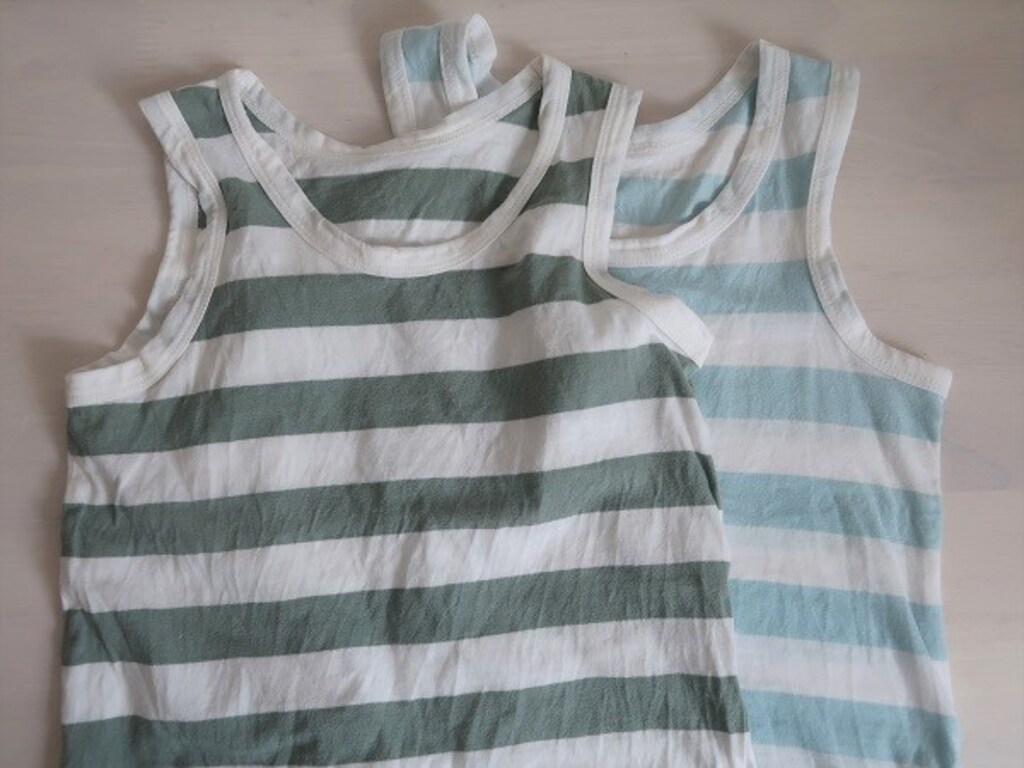 キッズインナーとしてイチオシ！ 無印良品のボーダータンク