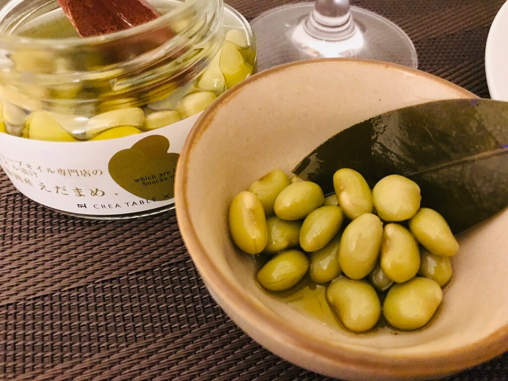 「静岡産えだまめのオリーブオイル」は健康志向の方へのギフトにもおすすめ