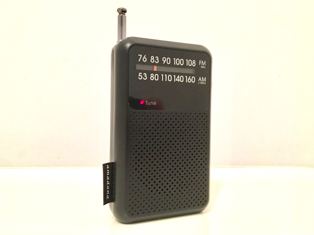 台風や地震などの非常に！ビックカメラ×amadanaの高性能小型ラジオ