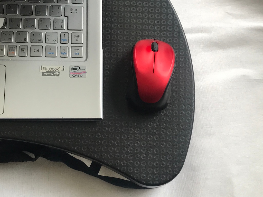 どこでも安定してパソコン作業ができるIKEAのクッション「BYLLAN」