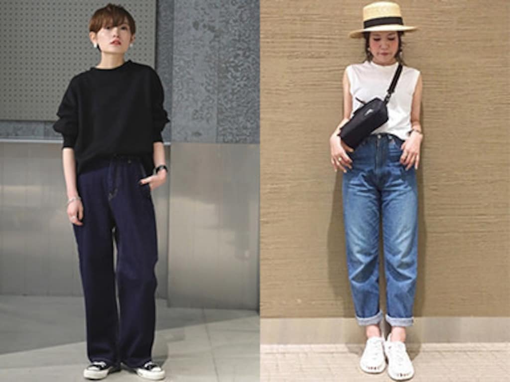 おしゃれな運動会の服装は？ 濃紺×柔らか素材のプチプラデニムコーデがイチオシ