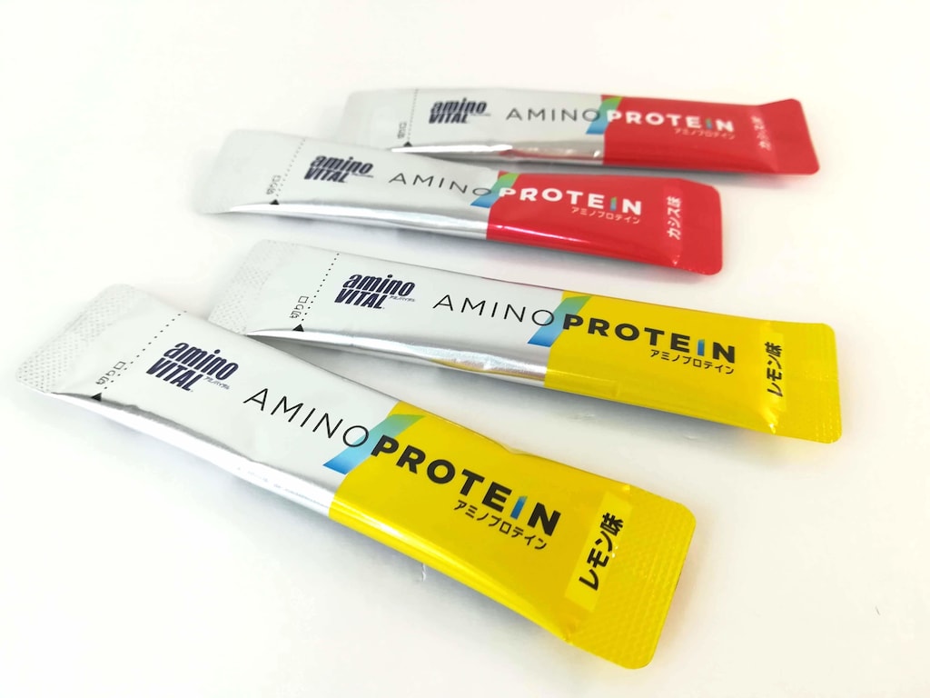 筋トレやジョギングなどの運動後の栄養補給に「アミノバイタル アミノプロテイン」