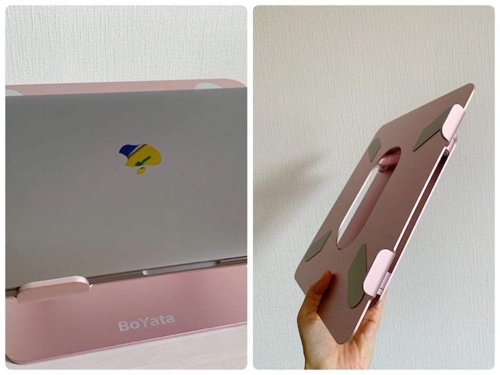 在宅ワークの必需品！BoYaTaの「ノートパソコンスタンド」で肩こり知らず！