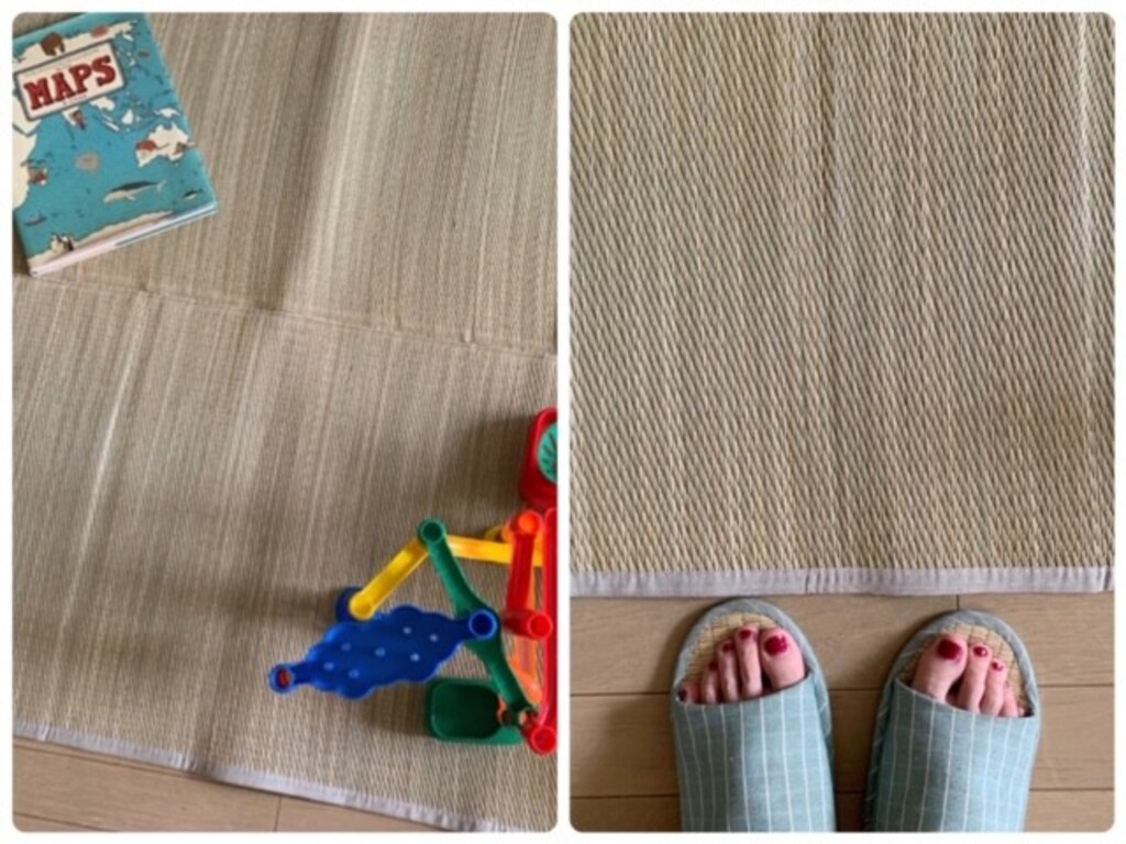 香りに癒される！無印良品の「イ草ラグ」でおうち時間を豊かに