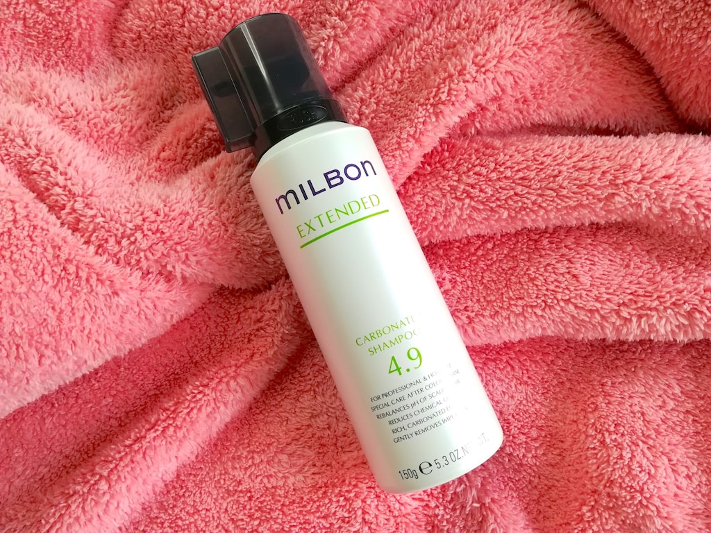 地肌を整えるミルボンの炭酸シャンプー「カーボネイティッドシャンプー」の使い方