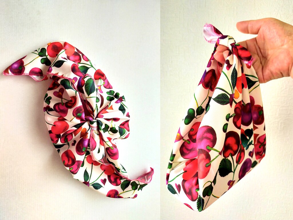 LUSHの風呂敷「KNOT WRAP」はエコバッグやラッピングにもなる優れもの！