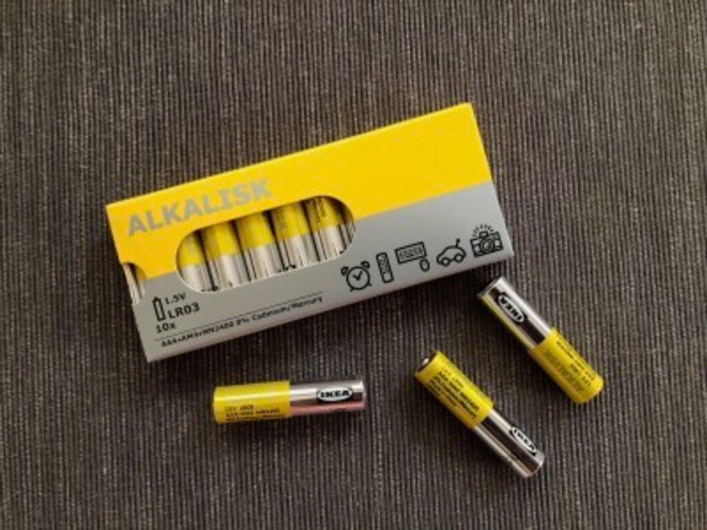 1本19円！IKEAのアルカリ電池「アルカーリスク」でデザインにこだわる暮らし