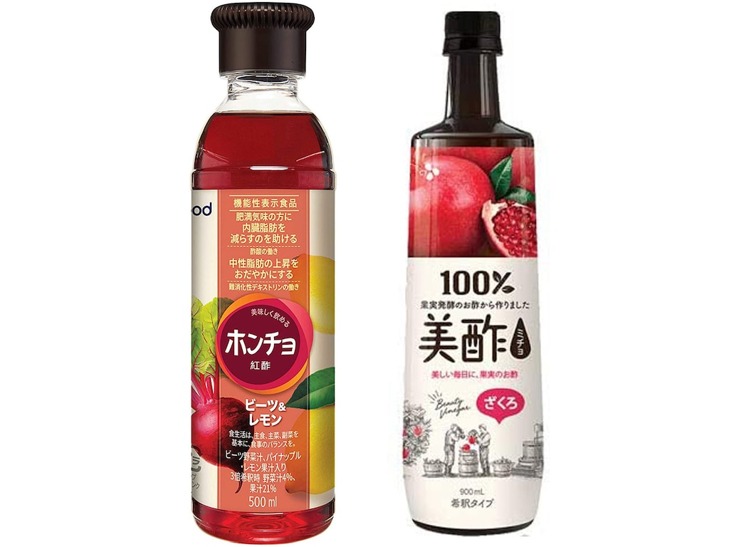 韓国発の「美酢」や「紅酢」は100％果実発酵酢！酢と果物のいいとこどりドリンク