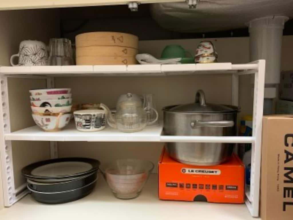 高さも幅も調整可能！ニトリの「シンク下 伸縮ラック」でシンク下の収納問題を解決