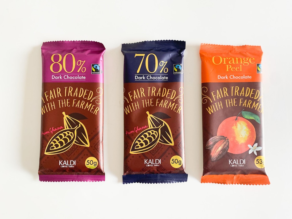 カルディ「フェアトレードチョコレート」がおすすめ！100円台のハイカカオチョコ