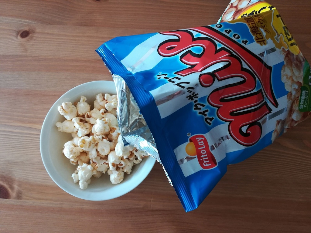 業務スーパーの「マイク・ポップコーン」は68円！バターしょうゆ味VSコンポタ味