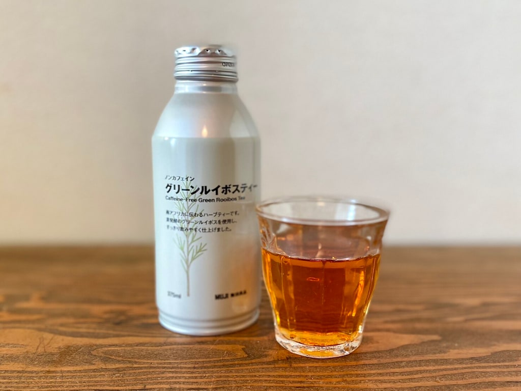 無印良品の「ノンカフェイン　グリーンルイボスティー」は軽やかでフローラルな味わい