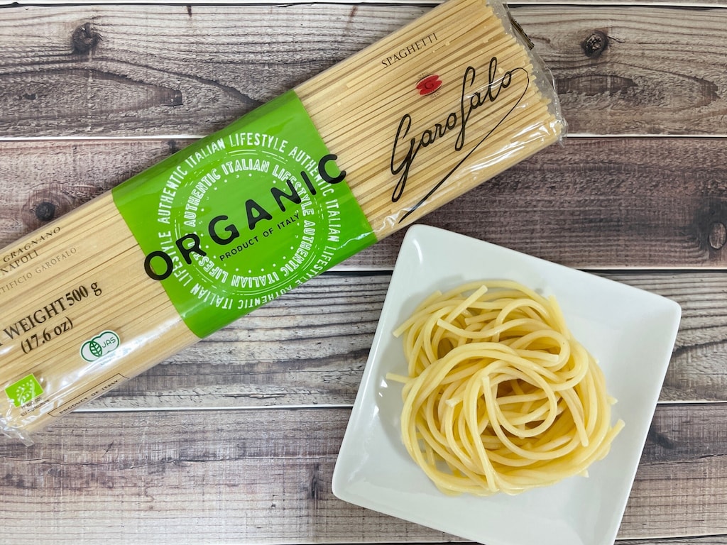 コストコのパスタ「ガロファロ オーガニック スパゲッティ」はもちもち太め麺が美味