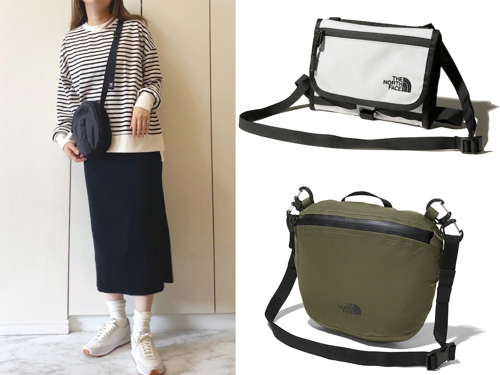 ノースフェイスのショルダーバッグのコーデ5選！2022年おすすめバッグ4種も紹介