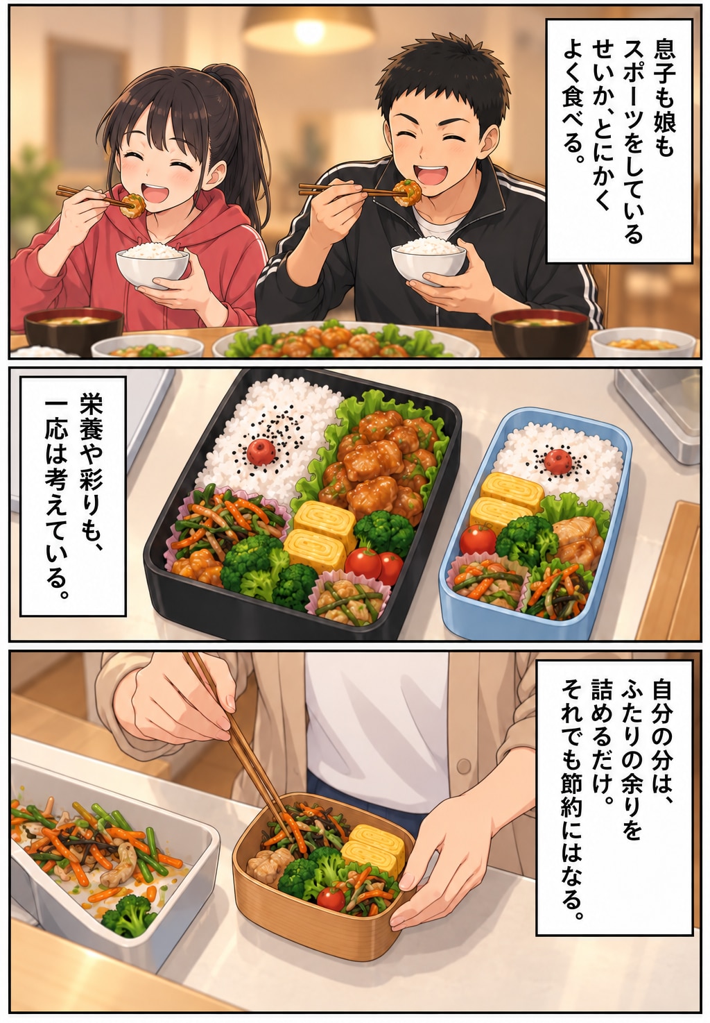 【漫画】妻の手作り弁当が暴いた夫の悪事!?異変を察知した妻が弁当に仕込んだイタズラで意外な展開が…【前編】