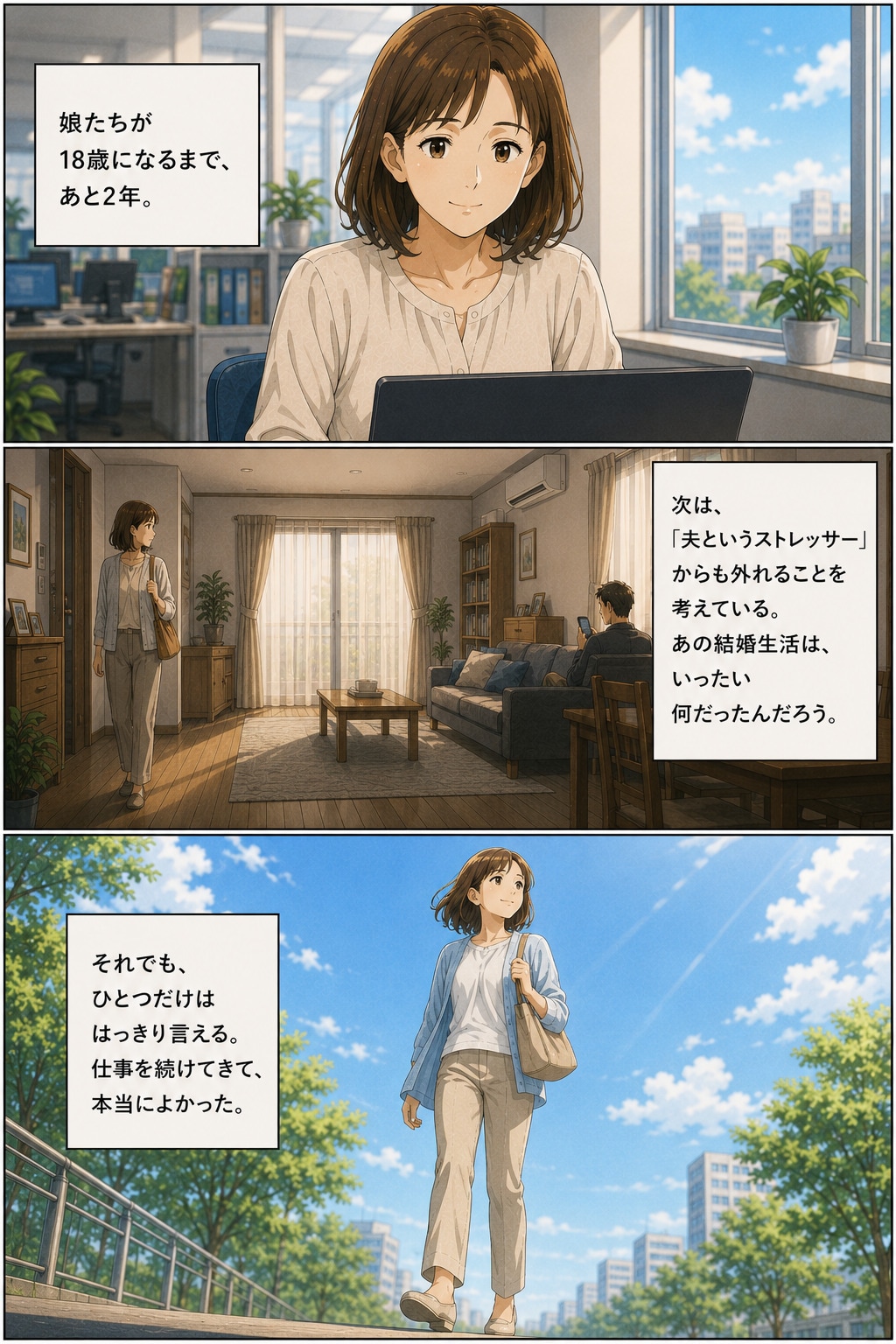 【漫画】「年収の壁」を超えた元専業主婦に夫は言った「きみが扶養を外れるほど稼ぐなら、生活費は…」