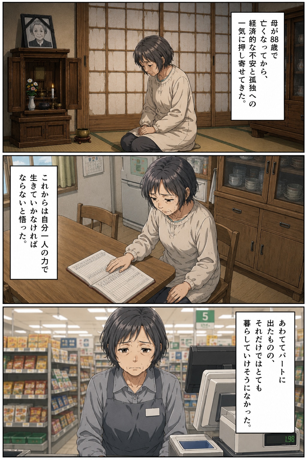 【マンガ】“生活のための結婚”は「不純」なのか。未婚アラ還女性が婚活で経験した「絶望」とその後