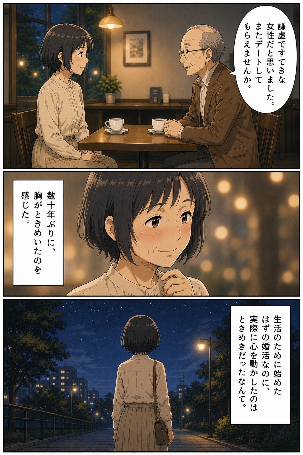 【マンガ】“生活のための結婚”は「不純」なのか。未婚アラ還女性が婚活で経験した「絶望」とその後