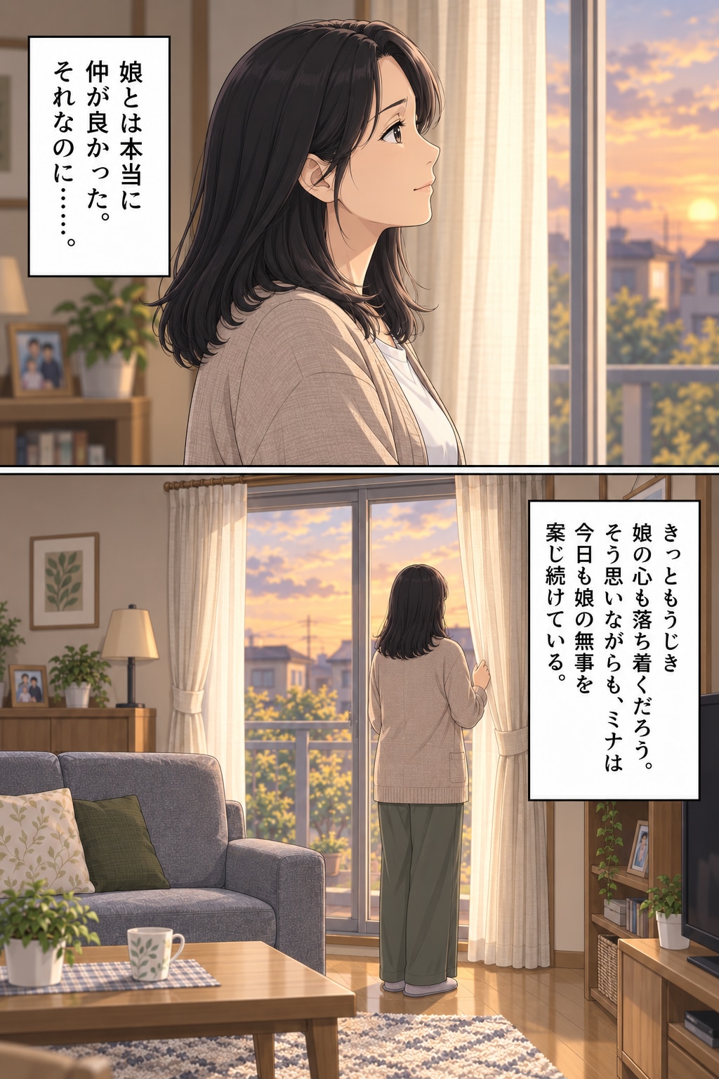 【漫画】「うわ……」合鍵で19歳娘のアパートにこっそり入った母。目撃した「衝撃の姿」とは【後編】