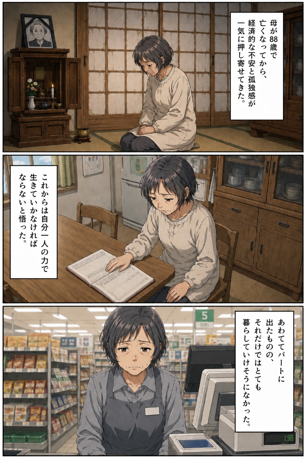 【マンガ】“生活のための結婚”は「不純」なのか。未婚アラ還女性が婚活で経験した「絶望」とその後