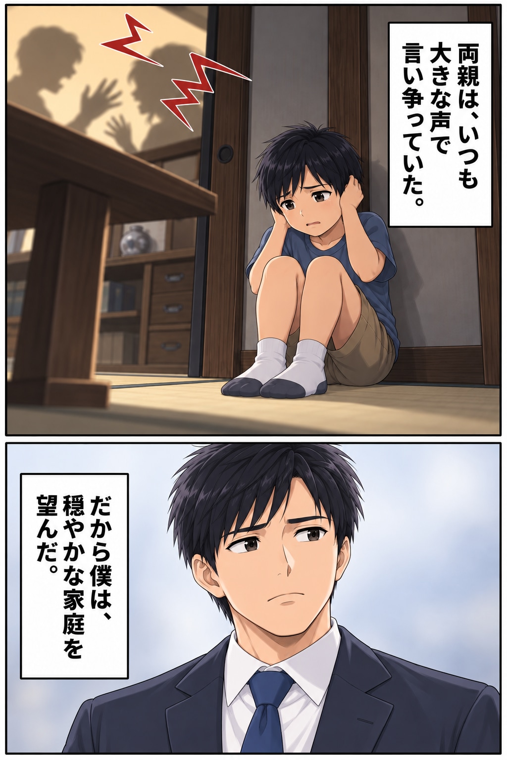 【マンガ】「理想の妻」の条件とは？穏やかで優しく反論しない女性と結婚した男性、円満の条件に気づく【前編】