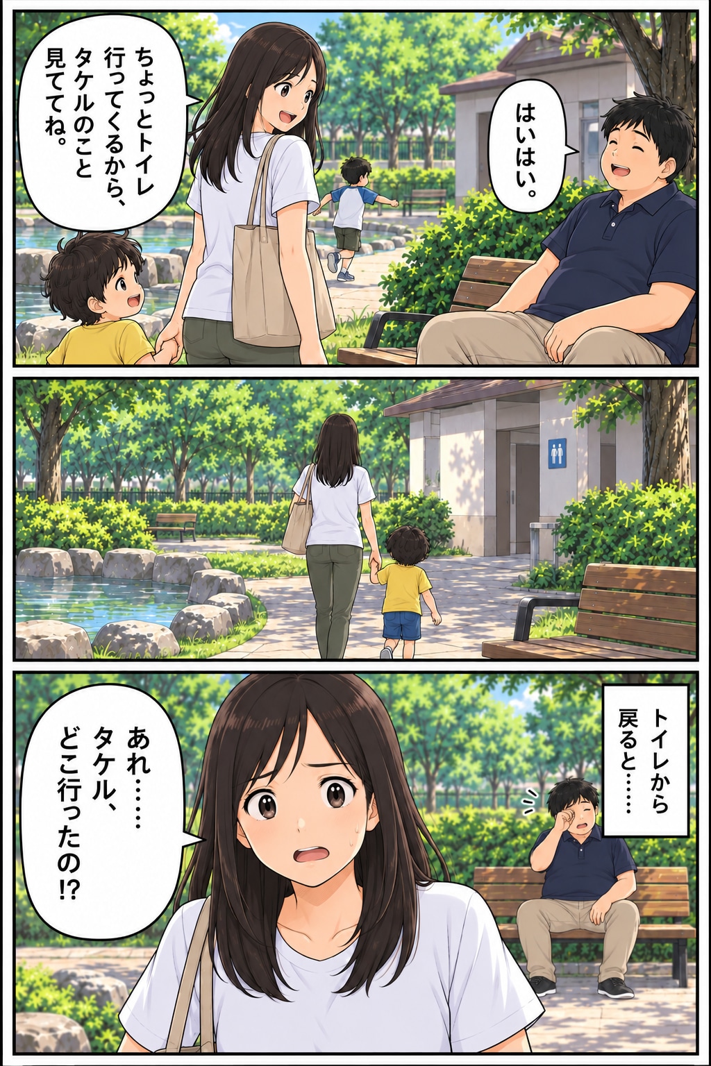 【漫画】いざというときに「頼りになる夫」はいる？妻が突然の体調不良、夫は慌てる“だけ”だった…【前編】